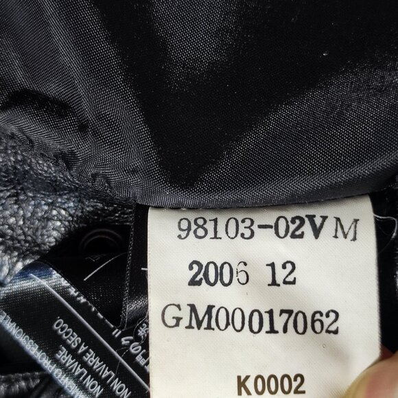 Harley-Davidson rider leather vest men's sz XL black with orange graphic design - Picture 9 of 14